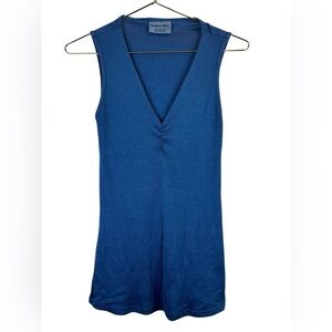 Michael Stars Classic Blue Knit Tank Top
